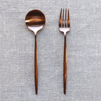 Moon Matte Copper Serving Utensils Serving Utensils Cutipol   