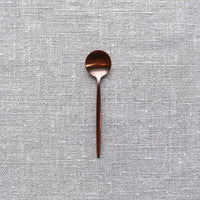 Moon Matte Copper Serving Utensils Serving Utensils Cutipol Coffee and Tea Spoon  