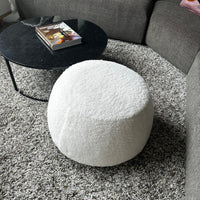 Shearling Pouf Demo Bensen   