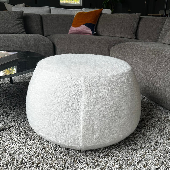 Shearling Pouf Demo Bensen   