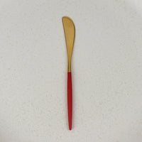 GOA Red/Gold Serving Utensils Serving Utensils Cutipol Butter Knife  