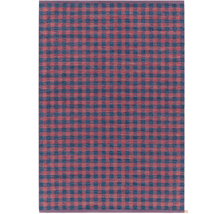 Vichy Rug Area Rug Kasthall 3' x 9' Raspberry Blue 260 