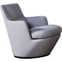 Lo Turn Lounge Chair Bensen Warm Grey Yes