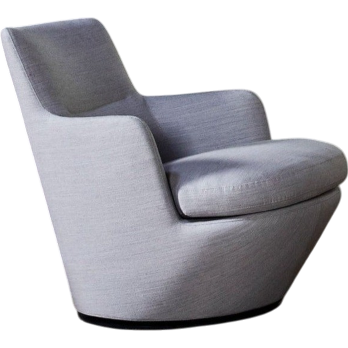 Lo Turn Lounge Chair Bensen Warm Grey Yes