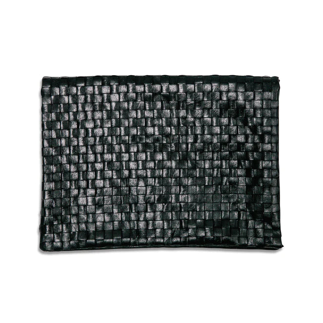 Maru Clutch Bag Sale Uashmama Woven Black Medium