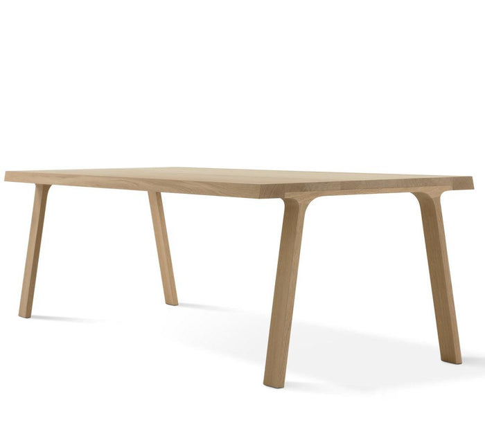 Doble Table Demo Montis 12 Seater: 138" W x 35.4" D x 29" H Solid Oak 