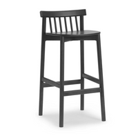 Pind Stool Stool Normann Copenhagen Black Stained Ash Barstool 