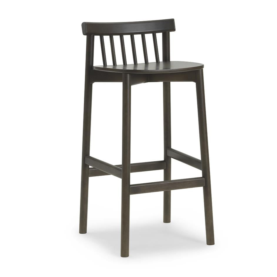 Pind Stool Stool Normann Copenhagen Brown Stained Ash Barstool 