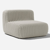 Lounge Chair Outdoor Lounge Shore Studios Monochrome Marshmallow  