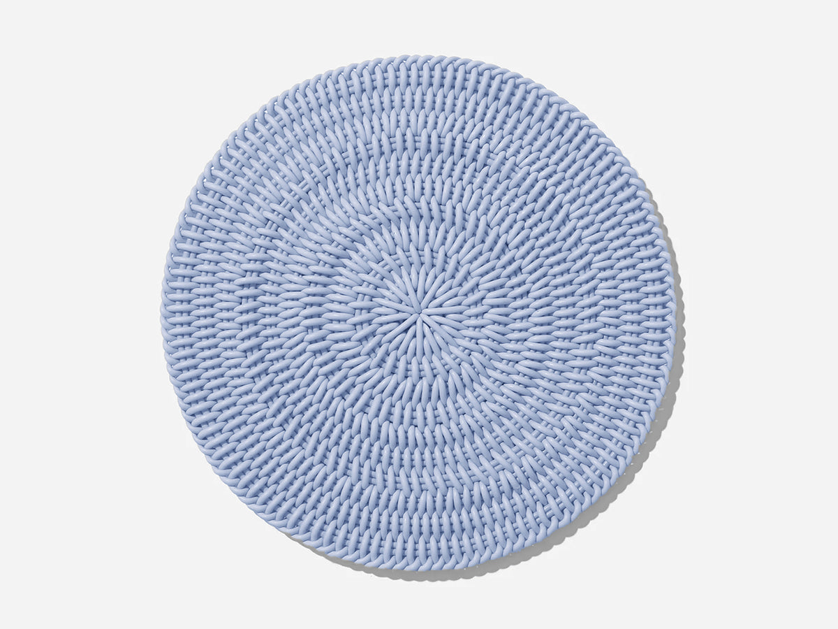 Monochrome Round Mat Area Rug Shore Studios 30" D Monochrome River 