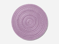 Monochrome Round Mat Area Rug Shore Studios 30" D Monochrome Lavender 