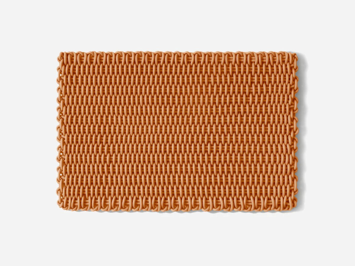 Monochrome Mat Area Rug Shore Studios 2' x 3' Peach 