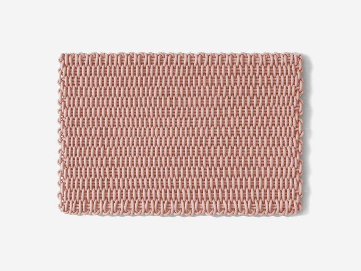 Monochrome Mat Area Rug Shore Studios 2' x 3' Monochrome Blush 