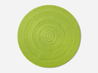 Round Rug Area Rug Shore Studios Small Monochrome Lime 