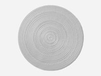 Round Rug Area Rug Shore Studios Small Monochrome Smoke 