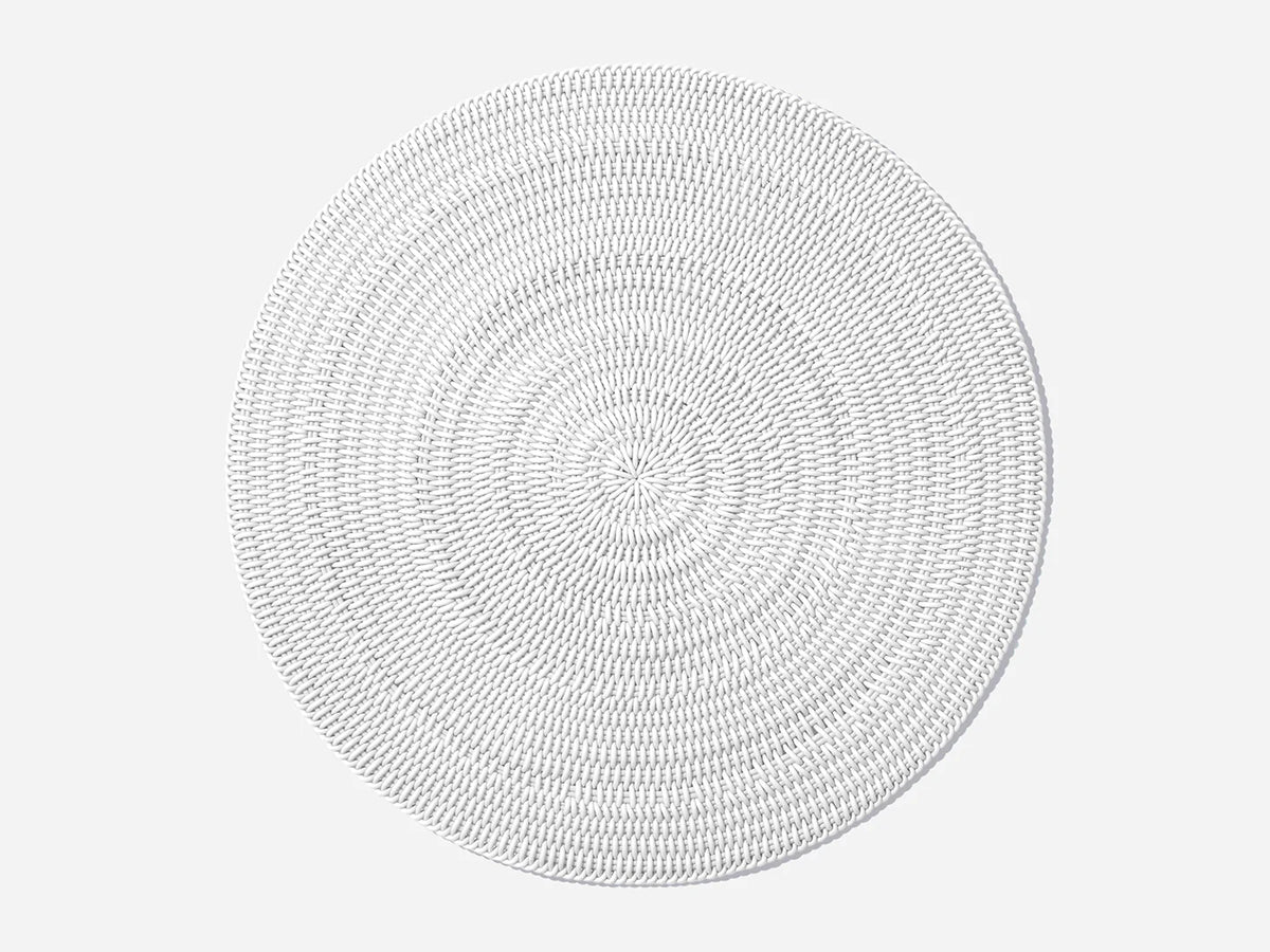 Round Rug Area Rug Shore Studios Small Monochrome Marshmallow 