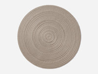 Round Rug Area Rug Shore Studios Small Monochrome Clay 