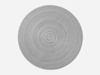 Round Rug Area Rug Shore Studios Small Monochrome Slate 