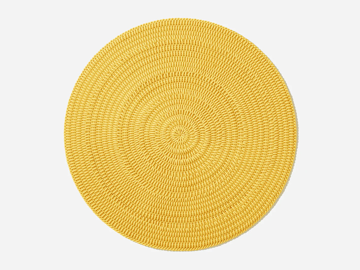 Round Rug Area Rug Shore Studios Small Monochrome Mango 