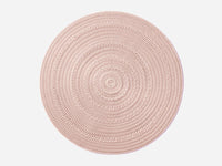 Round Rug Area Rug Shore Studios Small Monochrome Blush 