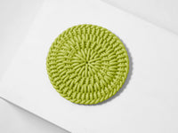 Circle Seat Cushion Seat Pad Shore Studios Small Monochrome Lime 