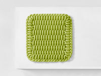 Square Seat Cushion Seat Pad Shore Studios Small Monochrome Lime 