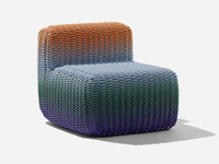 Side Chair Outdoor Lounge Chair Shore Studios Gradient Cosmic Dawn  