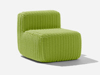 Side Chair Outdoor Lounge Chair Shore Studios Monochrome Lime  