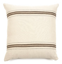 Vourkari Pillow Cover Throw Pillow Libeco 20" x 20" Without Fill 