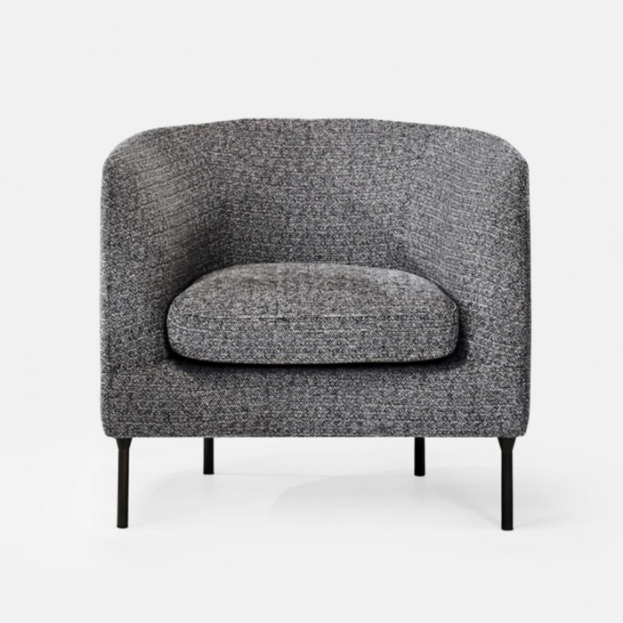 Delta Club Chair Lounge Chair Bensen Kvadrat Savanna 0152 Black Nickel 