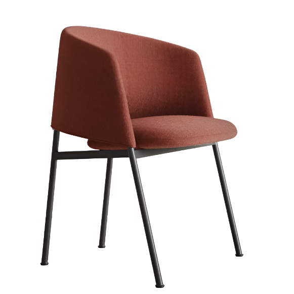 Collar Dining Chair Dining Chair Bensen Matte Black Kvadrat Divina 3 584 