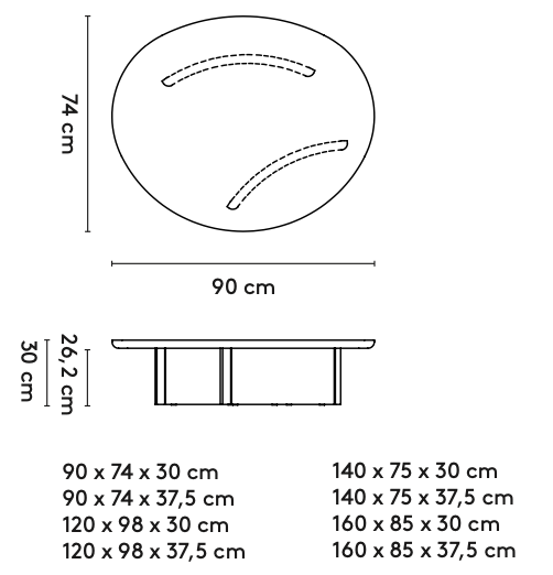 Dew Coffee Table CUSTOM Dining Table Arco   