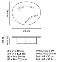 Dew Coffee Table CUSTOM Dining Table Arco   