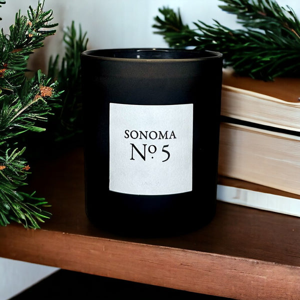 Sonoma Holiday Candle, No. 5 Scented Candle JAK W   