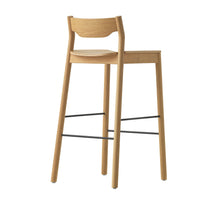 Tangerine Stool with Back Demo Resident Counter Stool Natural Oak 