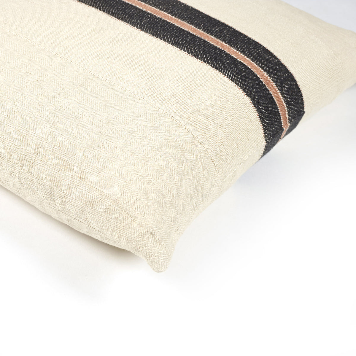 Black Stripe Patagonian Pillow Throw Pillow Libeco   