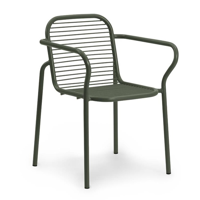 Vig Armchair Dining Chair Normann Copenhagen Green  