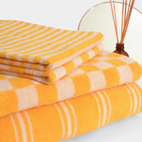 Organic Bath Sheet, Stripe Towel Homehagen   