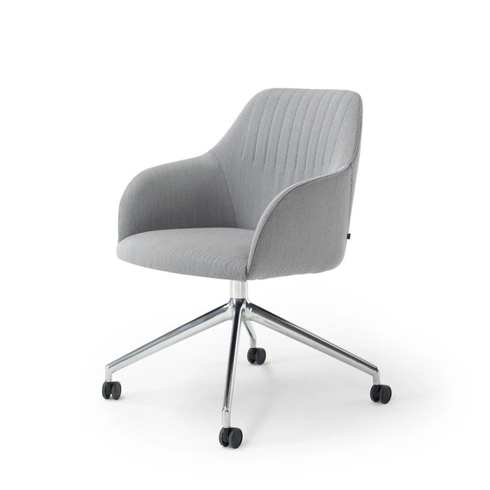 Ease Task Chair Demo Arco Steelcut Trio 133 Swivel, Height Adjustable White 