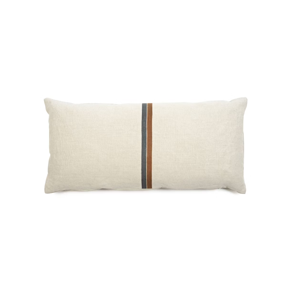 Atlas Pillow, Natural Throw Pillow Libeco Natural 16" x 31" With Fill