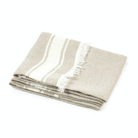 Flax Stripe Guest Towel Hand Towel Libeco   