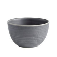 Glazed Stoneware Ramekin Serving Tine K Home 4" Grey 