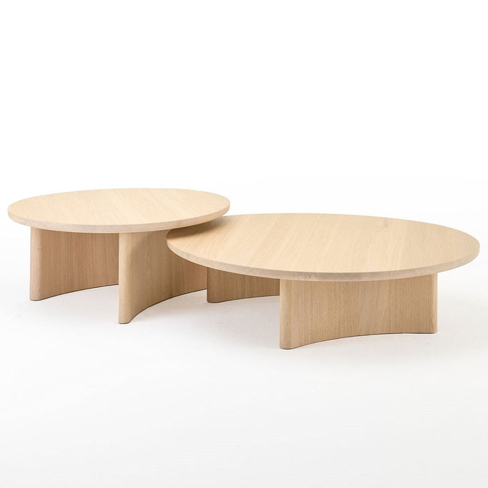 Nesting Dew Coffee Tables Furniture Arco Small-Low Natural Oak 