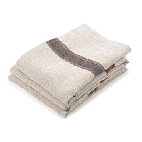 Leather Stripe Dock Tea Towel Hand Towel Libeco