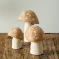 Felt Mushroom, Nude Decorative Object Muskhane   