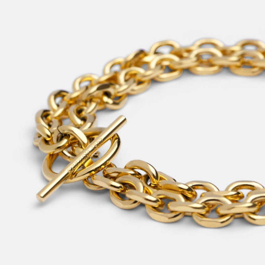 Unité Double Chain Bracelet Bracelet Skultuna   