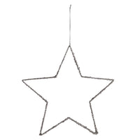 Glass Glitter Christmas Star Holiday Decor Tine K Home Large  