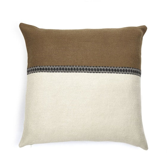 Etienne Pillow Cover Throw Pillow Libeco Stripe 25" x 25" 