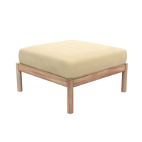 Tradition Ottoman Outdoor Ottoman FRITZ HANSEN Honey Yellow  