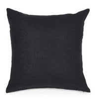 Hudson Pillow Throw Pillow Libeco 20" x 20" Without Fill Hudson Black